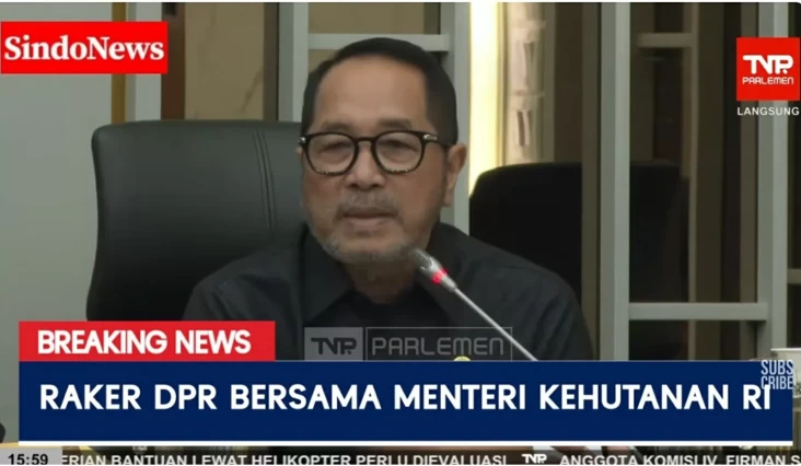 Legislator Sebut Menhut...