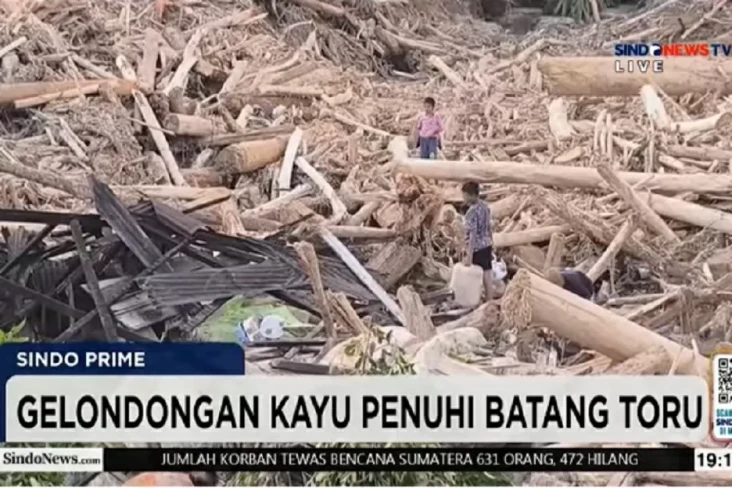 Kayu Gelondongan di...