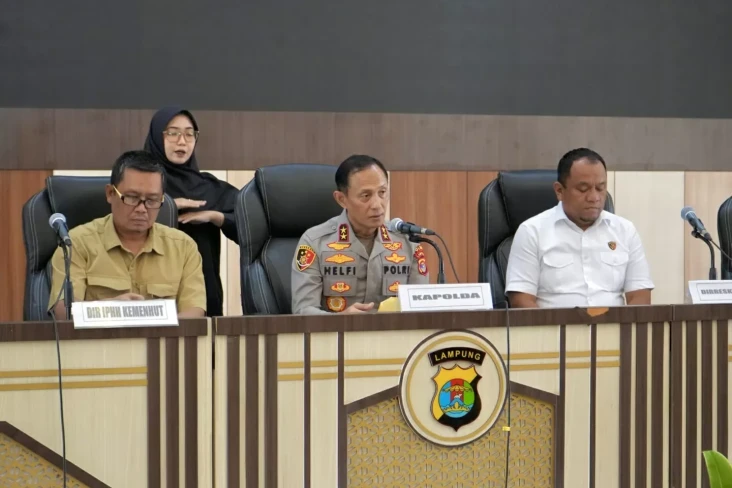 Kemenhut dan Polda Lampung...