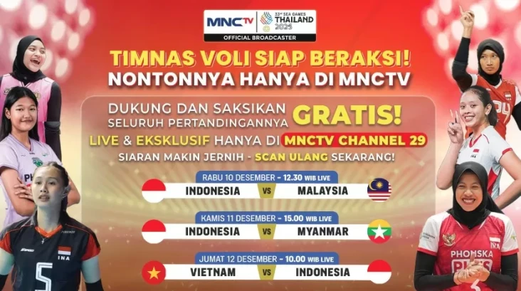 Siang Ini, Timnas Voli...