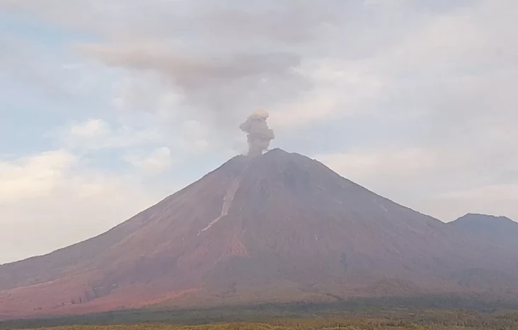 Gunung Semeru Erupsi...