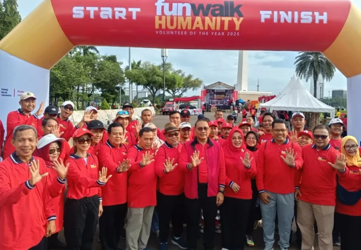 Ribuan Relawan dan PMR...