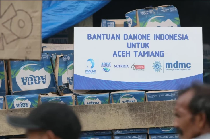 Lanjutkan Bantuan, Danone...