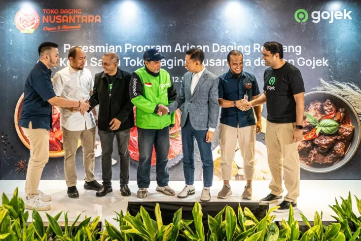 Gojek Bersama Toko Daging...