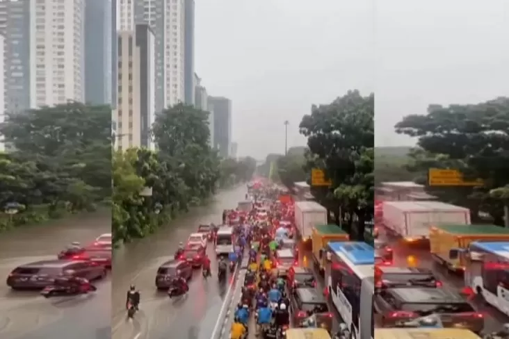 Banjir di Jalan DI Panjaitan...