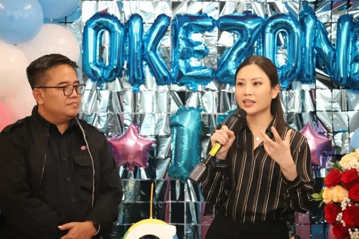 HUT ke-19 Okezone, Angela...