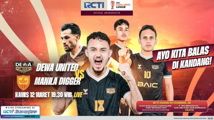 Live di RCTI! Dewa United...