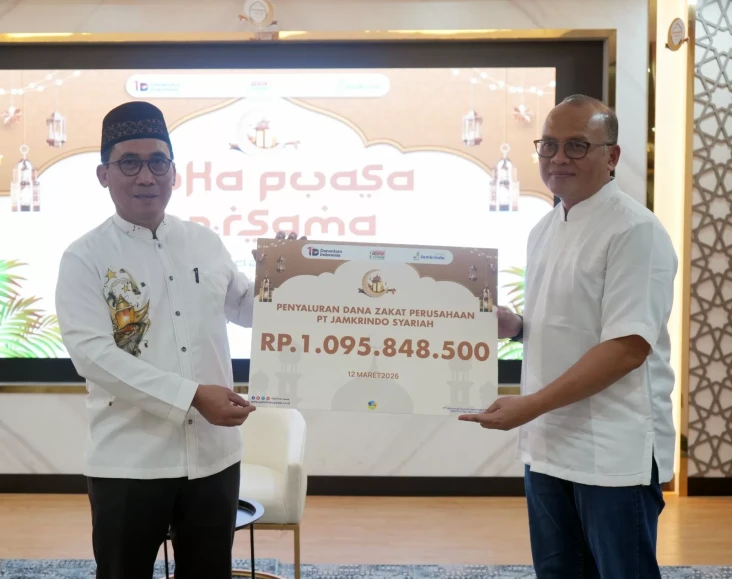 Jamkrindo Syariah Salurkan...
