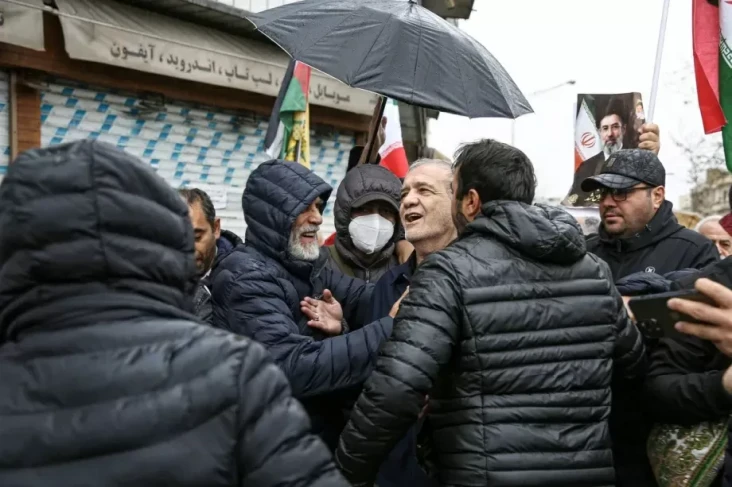 Presiden Iran Pezeshkian...