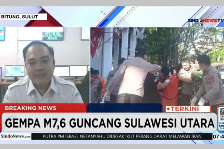 Gempa Bitung M7,6 Akibatkan...