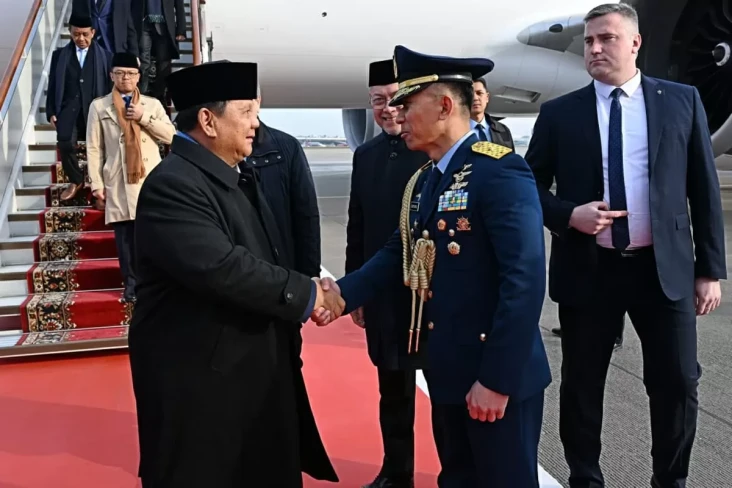 Tiba di Moskow, Prabowo...