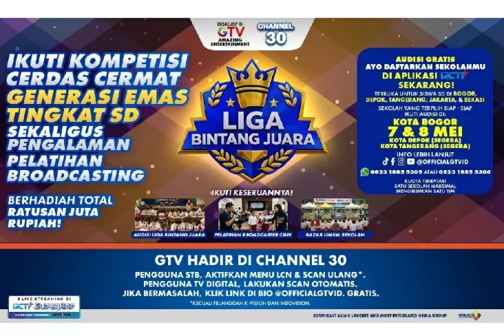 Pendaftaran Audisi Liga...