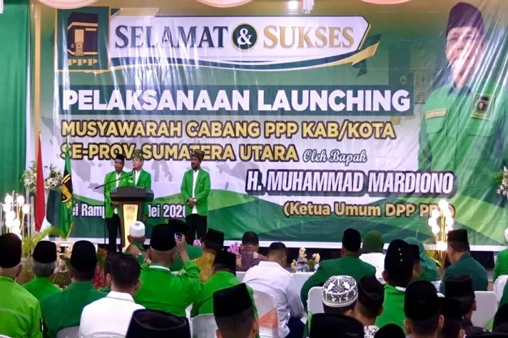 Buka Muscab Sumut, Mardiono...