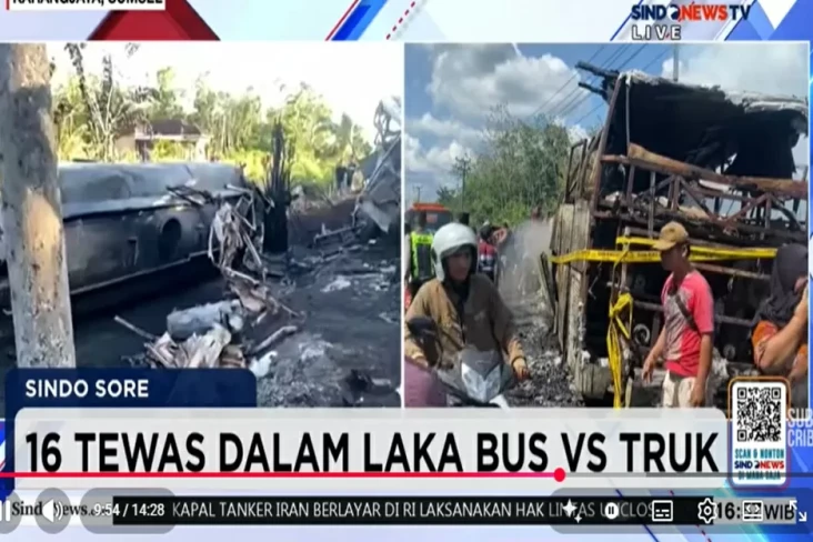 Kecelakaan Maut 16 Tewas,...