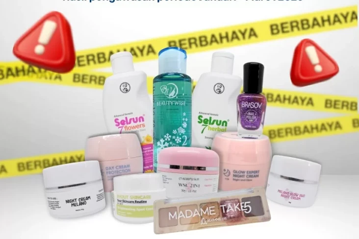 BPOM Temukan 11 Kosmetik...