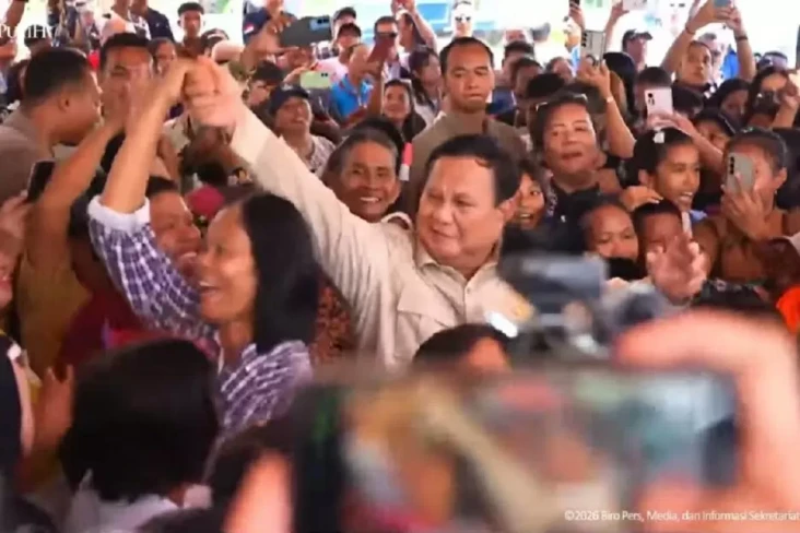 Momen Prabowo Joget...