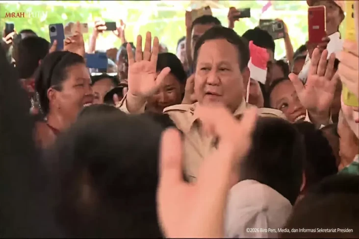 Kunjungi Miangas, Prabowo...