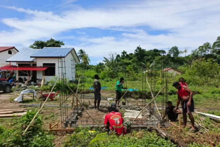 Gelar TMMD, Kodim 1801/Manokwari...