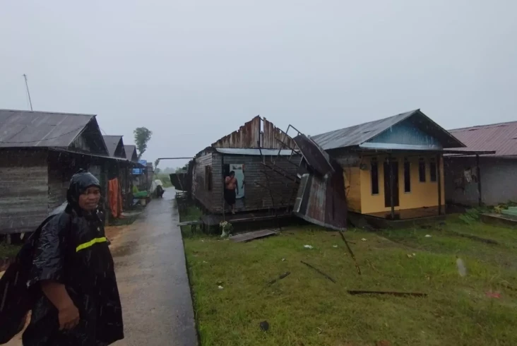 Puluhan Rumah di Banjar...