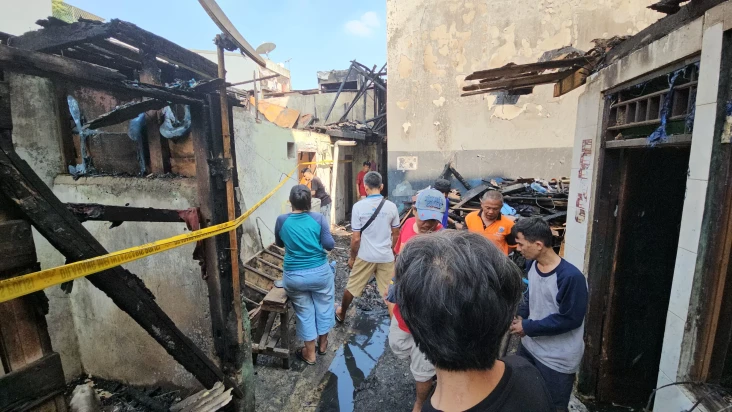 Penampakan Lokasi Kebakaran...