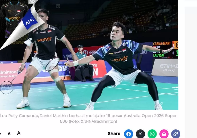 Hasil Australian Open...
