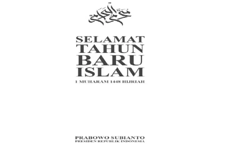 Presiden Prabowo: Selamat...