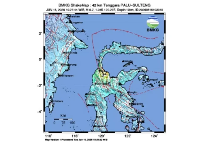 Gempa Besar Berkekuatan...