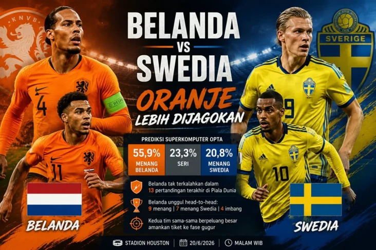 Belanda vs Swedia: Oranje...
