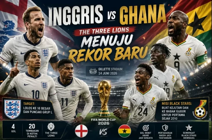Inggris vs Ghana: The...