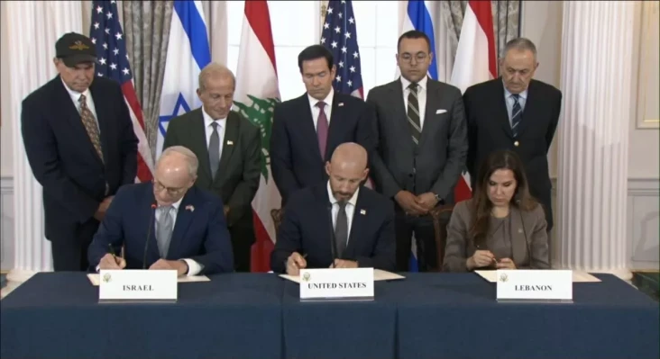 Lebanon dan Israel Tandatangani...