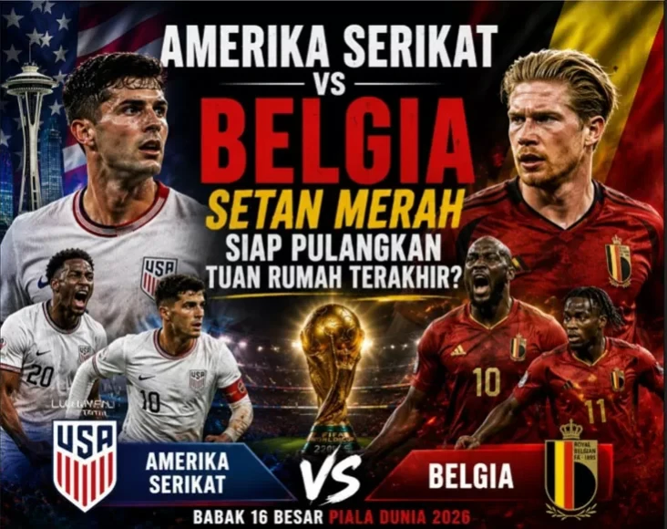 Amerika Serikat vs Belgia:...