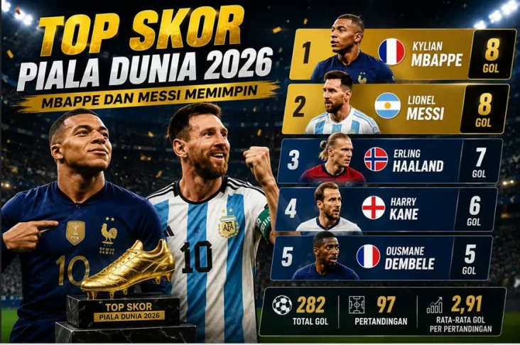 Top Skor Piala Dunia...