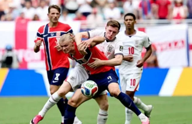 Norwegia vs Inggris...