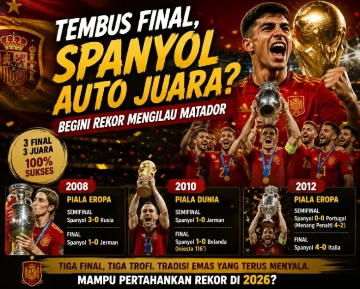 Tembus Final, Spanyol...