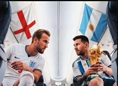 Inggris vs Argentina:...