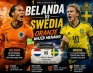 Belanda vs Swedia: Oranje...