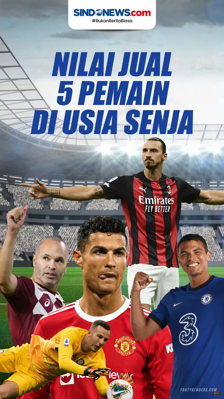 Berikut 5 Pemain Bola...