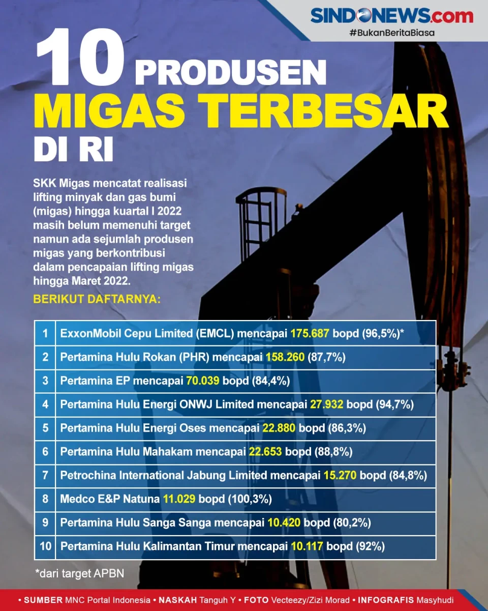 10 Produsen Migas Terbesar...