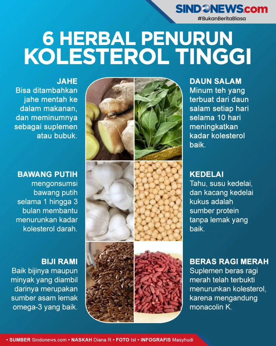6 Herbal Penurun Kolesterol...