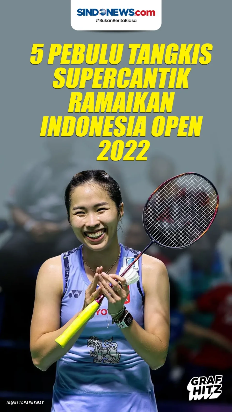 5 Pebulu Tangkis Supercantik...