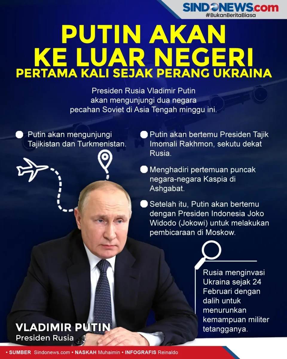 Putin Akan ke Luar Negeri,...