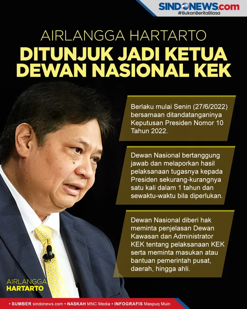 Jokowi Tunjuk Airlangga...