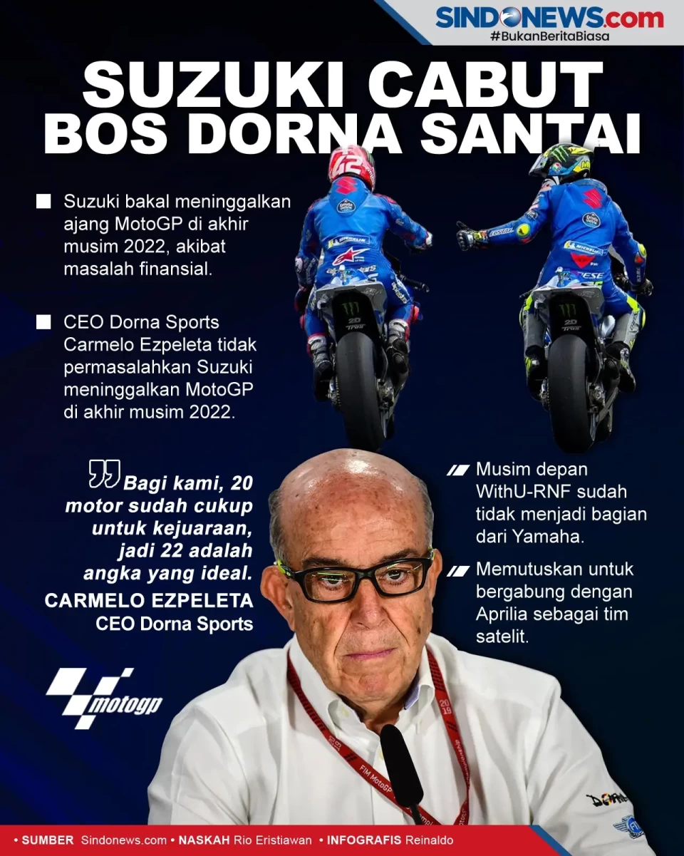 Bos Dorna Santai Suzuki...