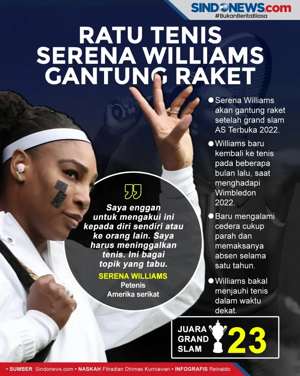 Ratu Tenis Serena Williams...