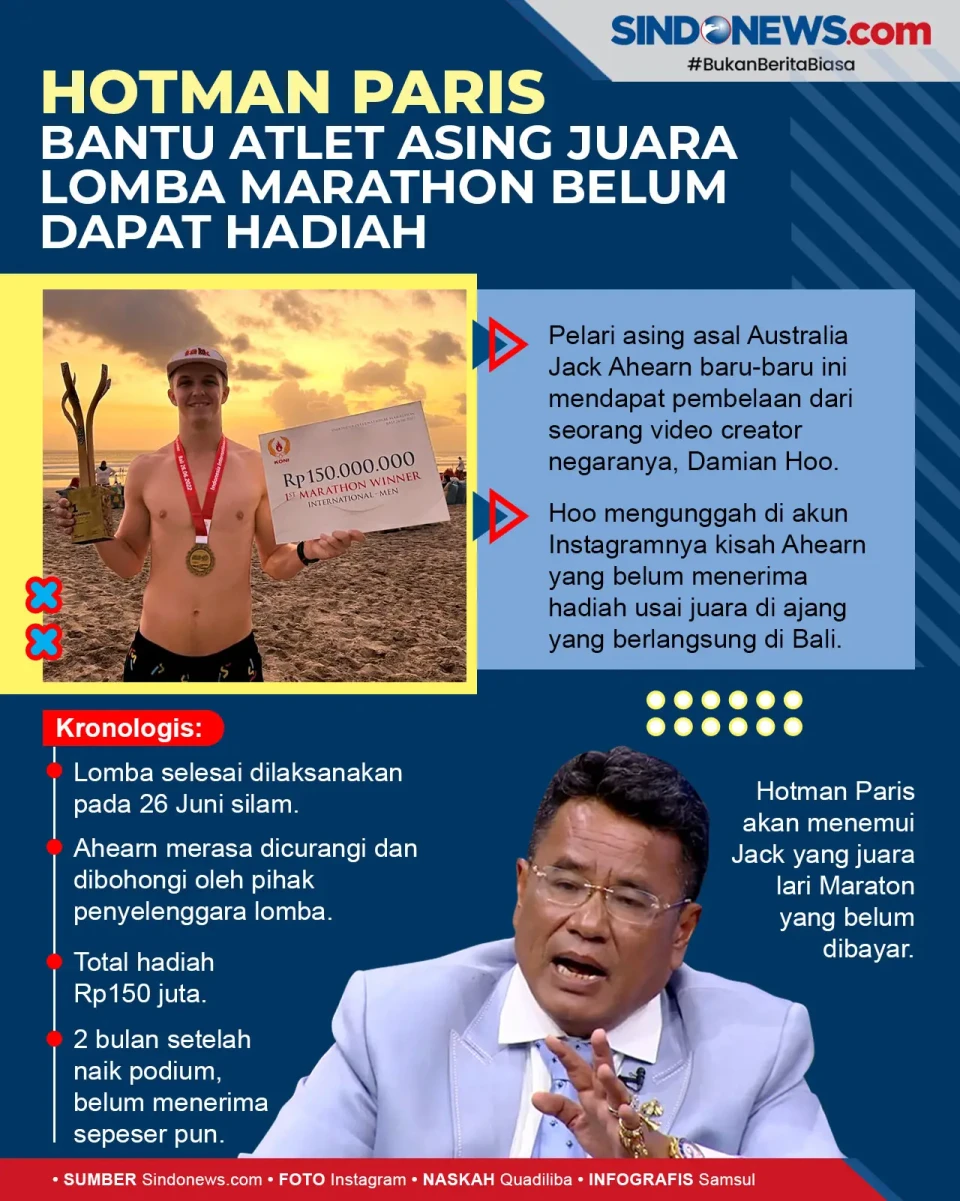 Hotman Bantu Atlet Asing...