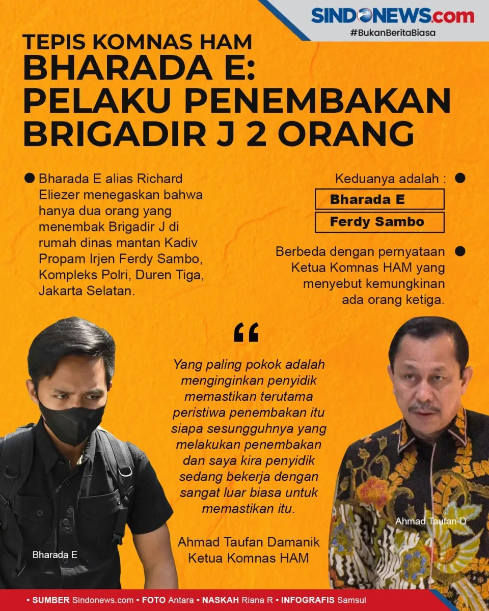Tepis Komnas HAM, Bharada...