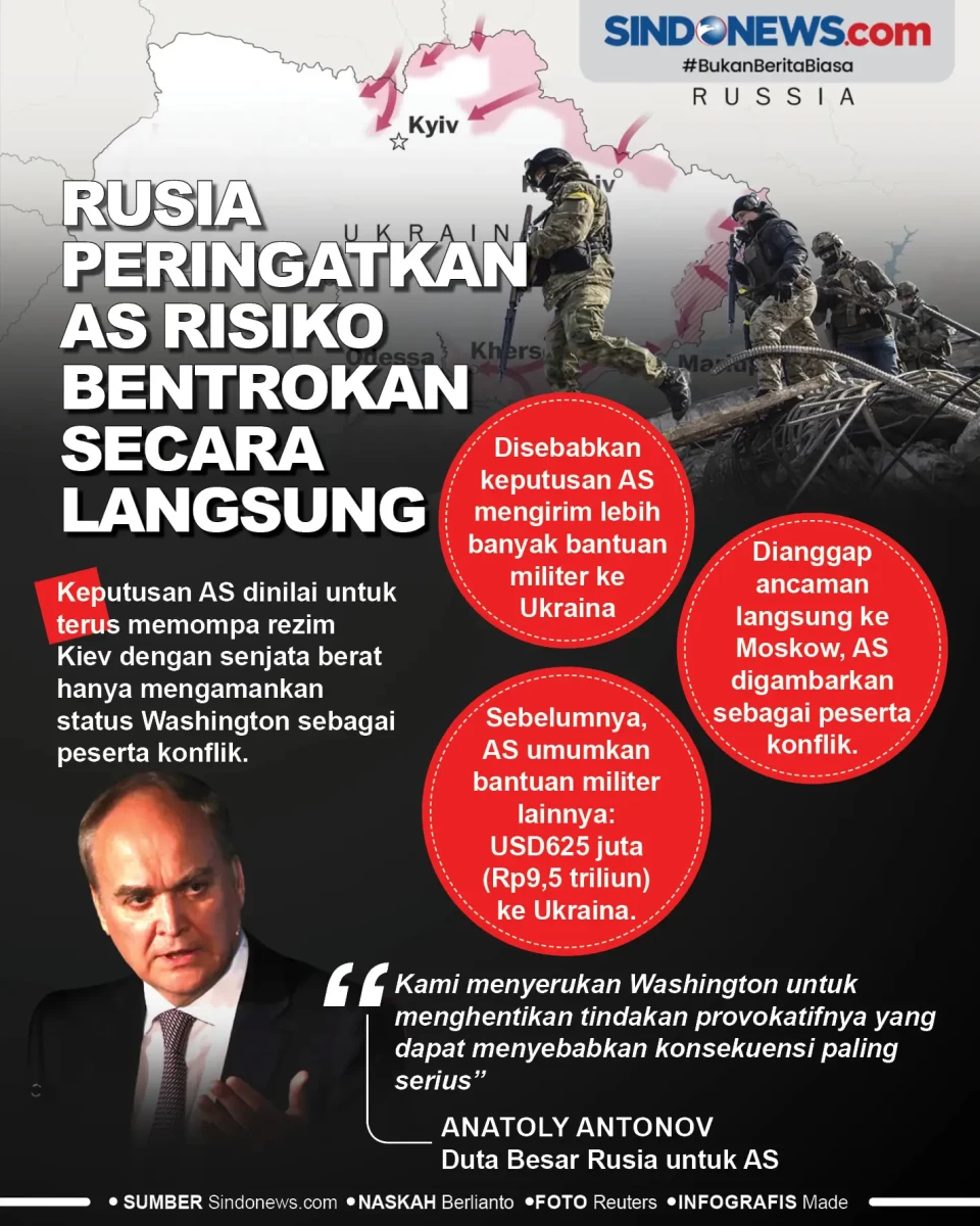 Rusia Peringatkan AS...