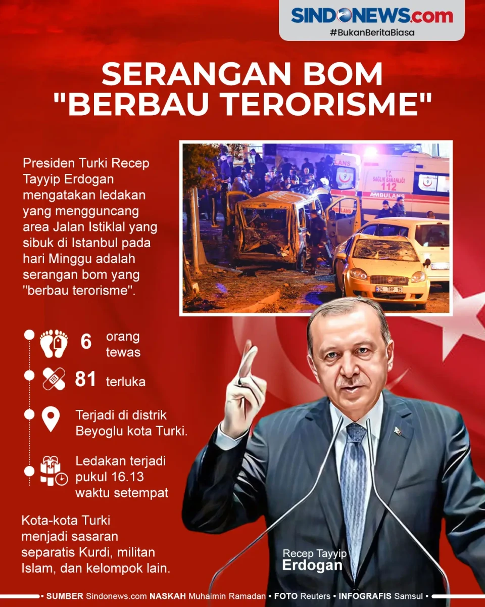 Erdogan Sebut Ledakan...