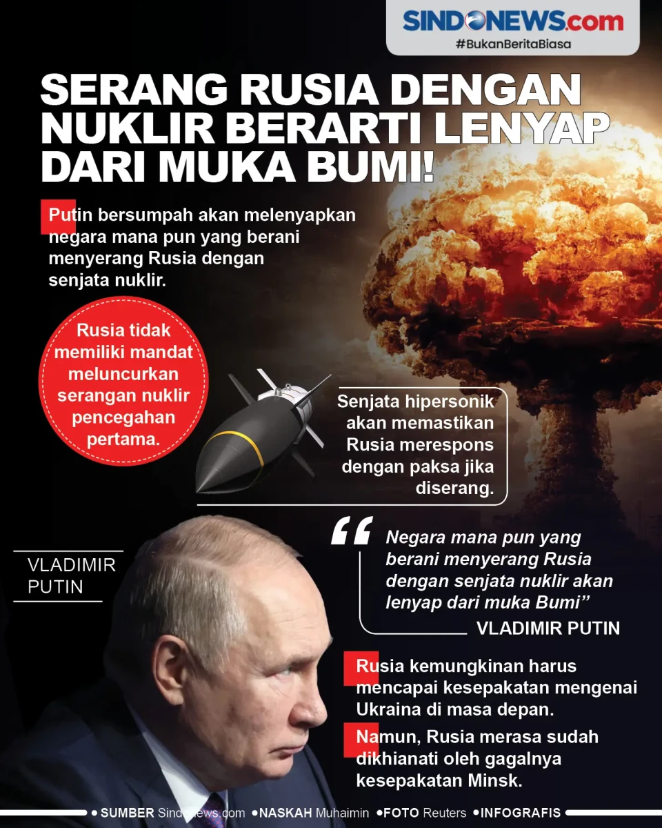 Serang Rusia dengan...