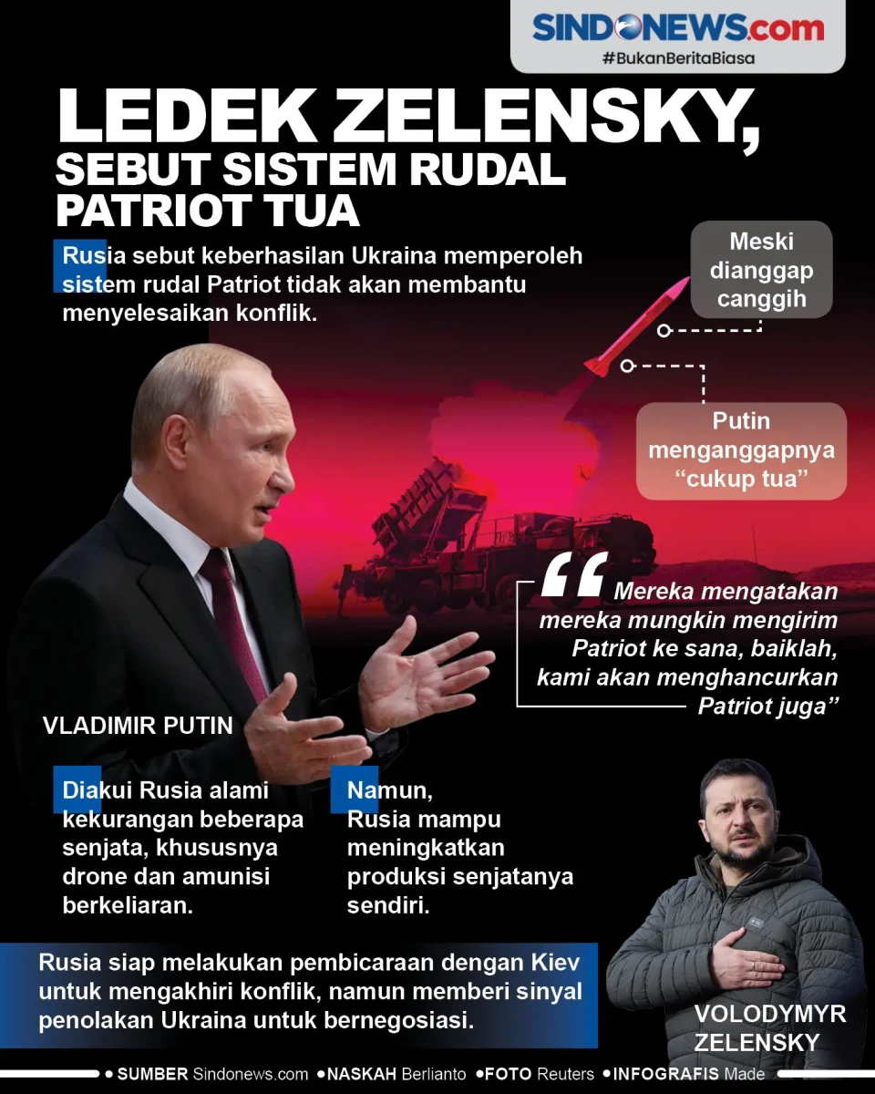 Ledek Zelensky, Sebut...